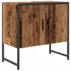 Antik fa színű szerelt fa fürdőszobai mosdószekrény 60x33x60 cm