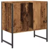Antik fa színű szerelt fa fürdőszobai mosdószekrény 60x33x60 cm