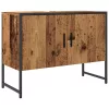 Antik fa színű szerelt fa mosdószekrény 80 x 33 x 60 cm