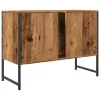 Antik fa színű szerelt fa mosdószekrény 80 x 33 x 60 cm