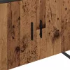 Antik fa színű szerelt fa mosdószekrény 80 x 33 x 60 cm