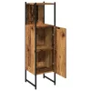 Antik fa színű szerelt fa fürdőszobaszekrény 33 x 33 x 120,5 cm