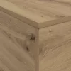 Kézműves tölgy színű dohányzóasztal LED-lámpákkal 90x50x40 cm
