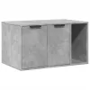 Betonszürke szerelt fa macskaalomdoboz 80 x 50 x 45 cm