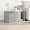 Betonszürke szerelt fa macskaalomdoboz 80 x 50 x 45 cm