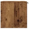 Antik fa színű szerelt fa macskaalomdoboz 80 x 50 x 45 cm