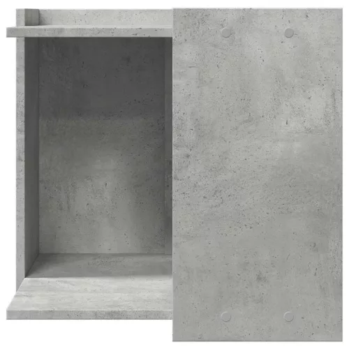 Betonszürke szerelt fa macskaalomdoboz 53 x 53 x 51 cm