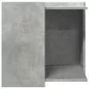 Betonszürke szerelt fa macskaalomdoboz 53 x 53 x 51 cm