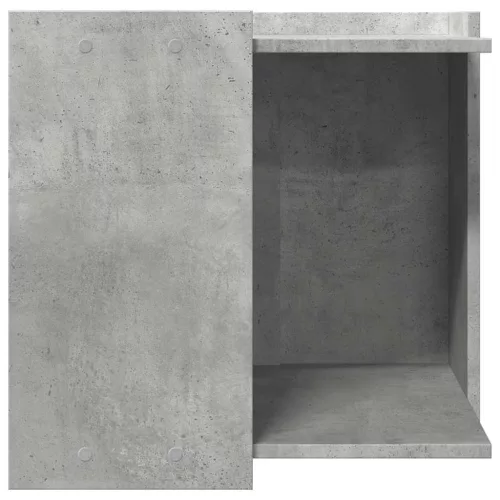Betonszürke szerelt fa macskaalomdoboz 53 x 53 x 51 cm