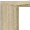 4 szintes sonoma tölgy elválasztó könyvespolc 143,5x29x143,5 cm
