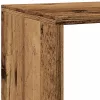 4 szintes antik színű elválasztó könyvespolc 143,5x29x143,5 cm