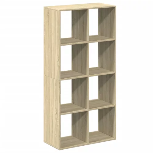 Sonoma tölgy szerelt fa elválasztó könyvespolc 69,5x29x137,5 cm