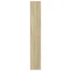 Sonoma tölgy szerelt fa elválasztó könyvespolc 67x25x161,5 cm