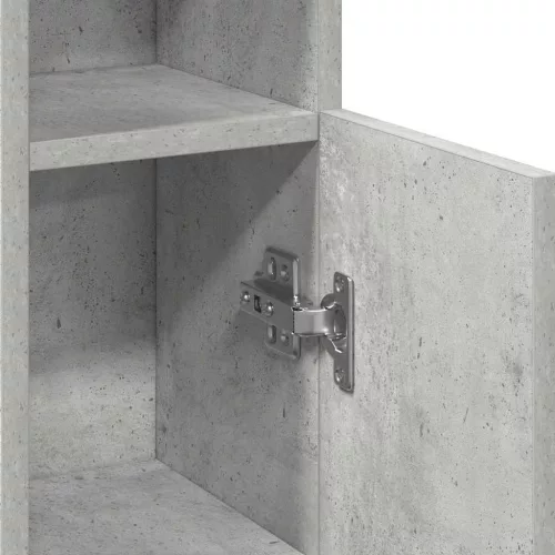 Betonszürke fürdőszobaszekrény tekercstartóval 20,5x22x90 cm