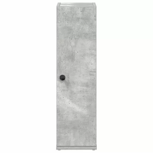 Betonszürke fürdőszobaszekrény tekercstartóval 20,5x22x72 cm