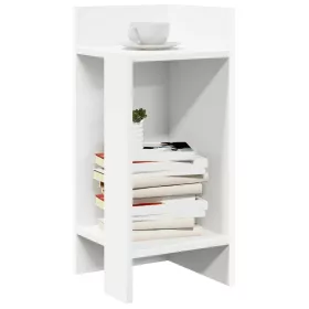 Fehér kisasztal polccal 25,5 x 27 x 60 cm