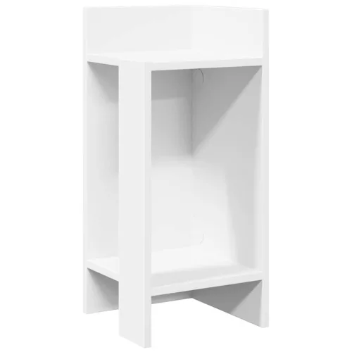 Fehér kisasztal polccal 25,5 x 27 x 60 cm