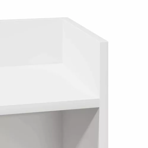 Fehér kisasztal polccal 25,5 x 27 x 60 cm