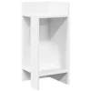 2 db fehér kisasztal polccal 25,5 x 27 x 60 cm