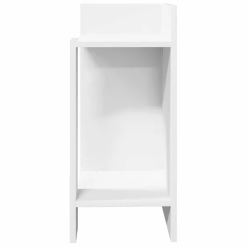 2 db fehér kisasztal polccal 25,5 x 27 x 60 cm