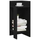 2 db fekete kisasztal polccal 25,5 x 27 x 60 cm