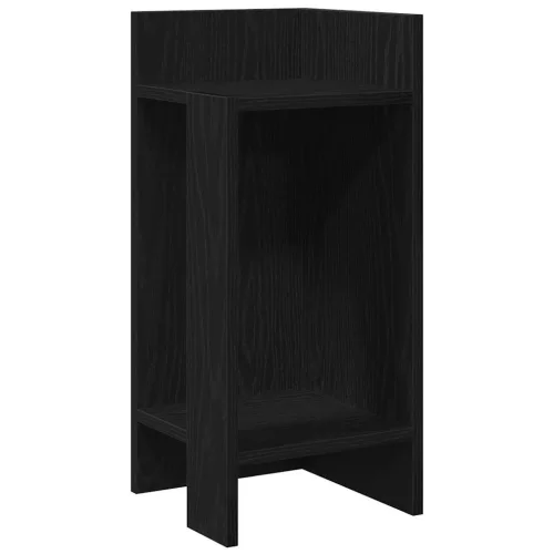 2 db fekete kisasztal polccal 25,5 x 27 x 60 cm