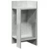 Betonszürke kisasztal polccal 25,5 x 27 x 60 cm