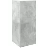Betonszürke kisasztal polccal 25,5 x 27 x 60 cm