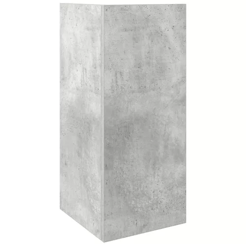 Betonszürke kisasztal polccal 25,5 x 27 x 60 cm