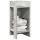 2 db betonszürke kisasztal polccal 25,5 x 27 x 60 cm
