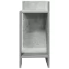 2 db betonszürke kisasztal polccal 25,5 x 27 x 60 cm