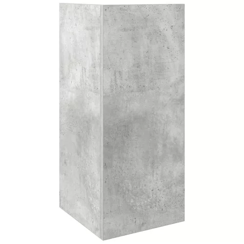 2 db betonszürke kisasztal polccal 25,5 x 27 x 60 cm