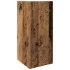 Antik fa színű kisasztal polccal 25,5 x 27 x 60 cm