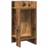 2 db antik fa színű kisasztal polccal 25,5 x 27 x 60 cm