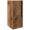 2 db antik fa színű kisasztal polccal 25,5 x 27 x 60 cm
