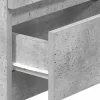 Betonszürke éjjeliszekrény 2 fiókkal 40x33x60 cm