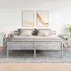2 db betonszürke éjjeliszekrény 2 fiókkal 40x33x60 cm