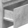 2 db betonszürke éjjeliszekrény 2 fiókkal 40x33x60 cm