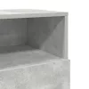 2 db betonszürke éjjeliszekrény 2 fiókkal 36x36x68 cm