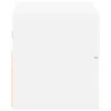 Fehér falra szerelhető éjjeliszekrény 45 x 26 x 28,5 cm