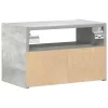 Betonszürke falra szerelhető éjjeliszekrény 45 x 26 x 28,5 cm