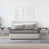 2 db betonszürke falra szerelhető éjjeliszekrény 45x26x28,5 cm