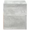 2 db betonszürke falra szerelhető éjjeliszekrény 45x26x28,5 cm