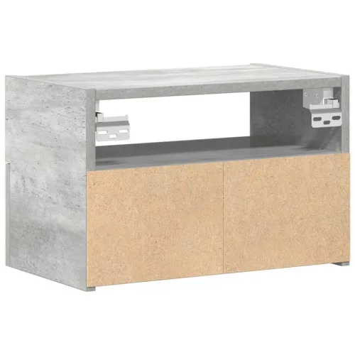 2 db betonszürke falra szerelhető éjjeliszekrény 45x26x28,5 cm