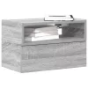 Szürke sonoma falra szerelhető éjjeliszekrény 45x26x28,5 cm