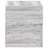 2 db szürke sonoma színű fali éjjeliszekrény 45 x 26 x 28,5 cm
