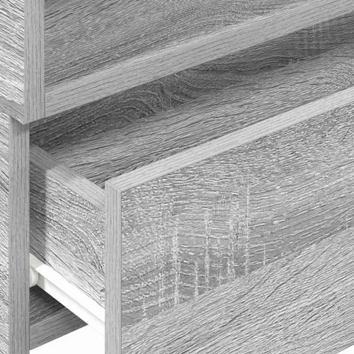 2 db szürke sonoma színű fali éjjeliszekrény 45 x 26 x 28,5 cm