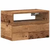 Antik fa színű falra szerelhető éjjeliszekrény 45x26x28,5 cm