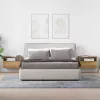 2 db kézműves tölgy fali szerelhető éjjeliszekrény 45x26x28,5cm