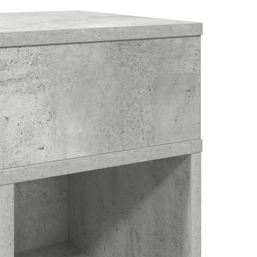 Betonszürke éjjeliszekrény fiókkal 25 x 31 x 66 cm